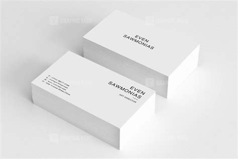 Simple Business Card Design · Graphic Yard Graphic Templates Store
