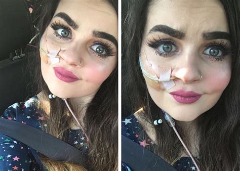 Woman Explains How Makeup Gave Her More Confidence With A Feeding Tube Metro News