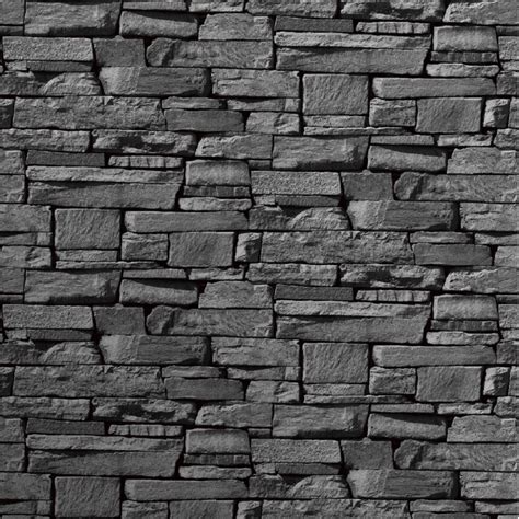 Free Download Dax Dry Stone Wall Slate Brick Effect Vinyl Wallpaper