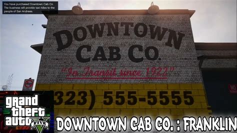 Downtown Cab Co Franklin Gta 5 Indonesia Youtube