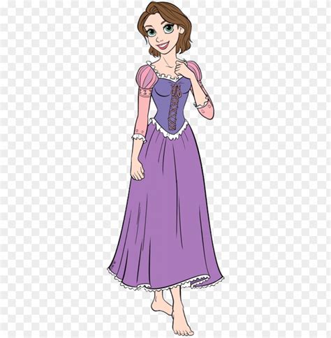 Free Download Hd Png Rapunzel With Short Brown Hair Tangled The Series Rapunzel Brown Hair Png