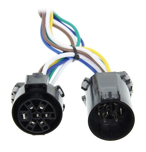 Taillights are activated by turning on the vehicle's parking lights. Curt T-Connector Vehicle Wiring Harness for Factory Tow Package - 5-Pole Flat Trailer Connector ...