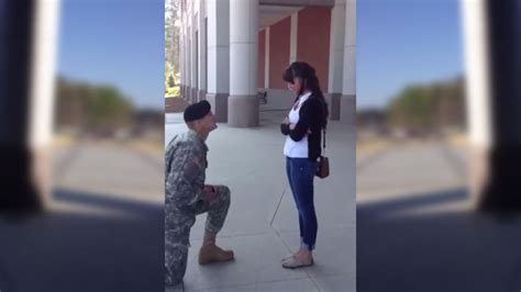 Viral Video Soldier Enlists Entire Platoon To Aid With Sentimental Proposal