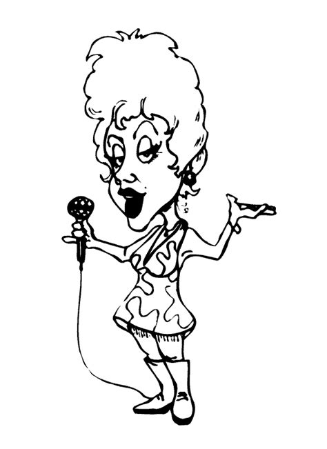 Coloring Pages For Kids Singing Coloring Pages