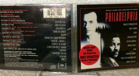 Philadelphia Soundtrack Music From The Motion Picture 2000 Cd Bruce