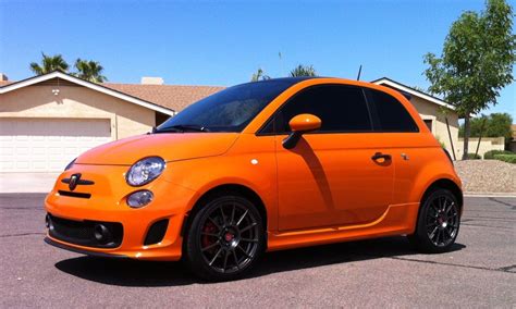 Fiat Abarth In Orange Great Colour Fiat Fiat E New Fiat