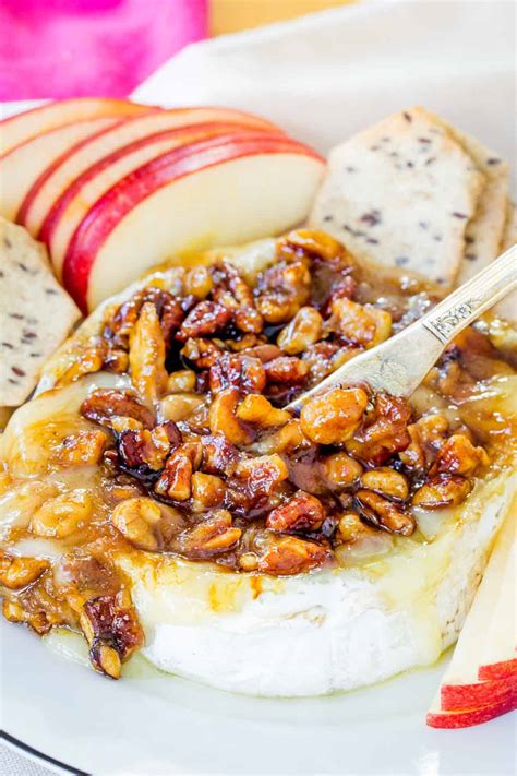 Irresistible Honey Nut Baked Brie Recipe Cupcakes And Kale Chips