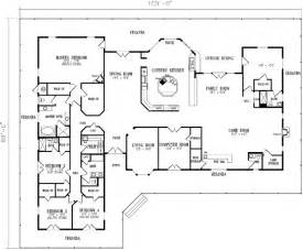 Ranch Style House Plan 4 Beds 45 Baths 5037 Sqft Plan 1 931