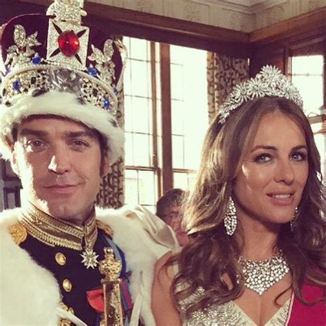 Elizabeth Hurley On Instagram “shooting Theroyals Is A Hoot Albeit A