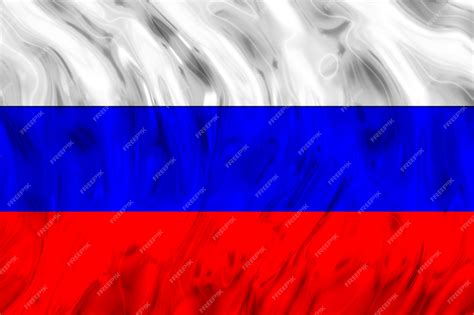 Fondo De La Bandera Nacional De Rusia Con La Bandera De Rusia Foto
