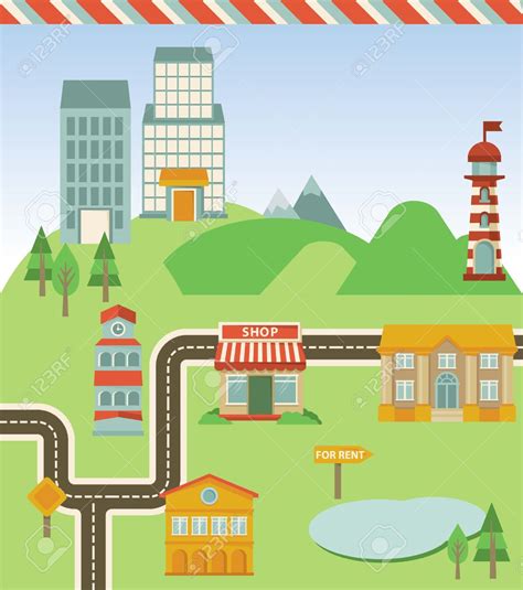 Simple Road Map Clipart 20 Free Cliparts Download Images On