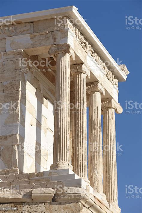 Acropolis Of Athens Temple Of Athena Nike Greece Stock Photo Download