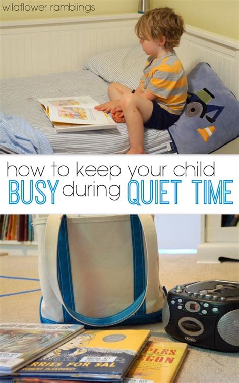 But then there are the days when you just can't get outside and that's when things start to get a bit tricky. how to keep your child busy during quiet time - Wildflower ...