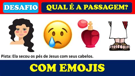 Passagem Bíblicas Com Emojis Desafios Biblicos Personagens Bíblicos