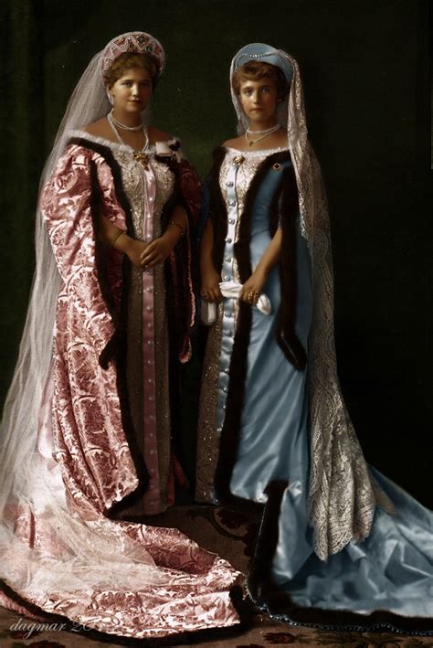 Romanov Princesses — Malenkaya Glosoli Grand Duchesses Maria And