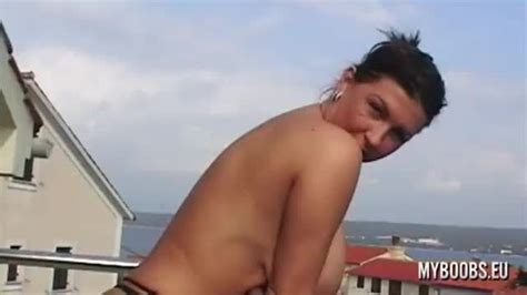 Busty Babe Kora Kryk Naked On Public In Croatia Melonstube Cc