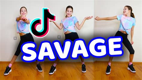 Savage Tik Tok C Mo Hacer El Savage Tutorial Baile Tiktok Paso A Paso Youtube