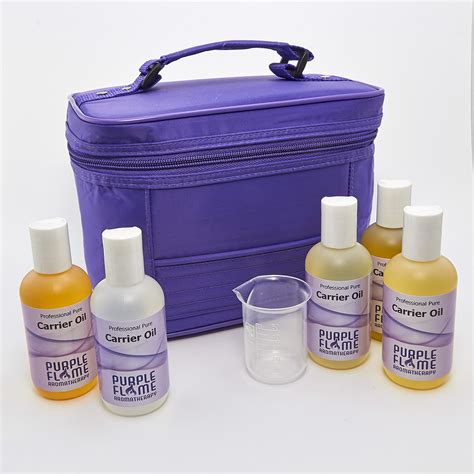 Indian Head Massage Kit Purple Flame