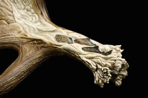 11 Remarkable Antler Carvings Will Have You In Awe Bone Carving Antler Art Antlers