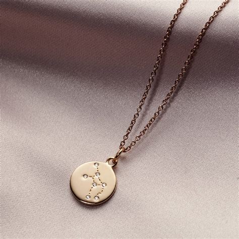 Personalised Zodiac Necklace By Posh Totty Designs