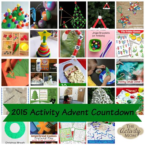 The Activity Mom - 2015 Activity Advent Countdown - The Activity Mom