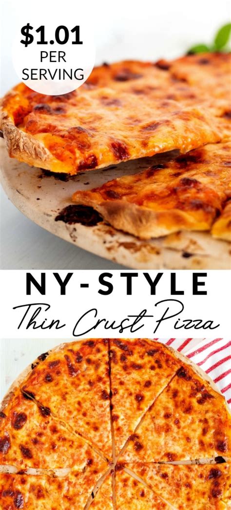 To make this pizza crust, you'll have to plan ahead and mix together the ingredients about 24 hours take the pizza dough out of the refrigerator and divide in two. NY-Style Think Crust Pizza in 2020 | Pizza recipes ...