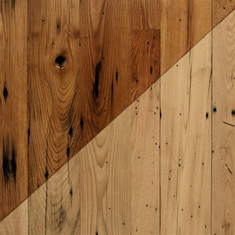 Longleaf Lumber Reclaimed Salvaged Bright Planed Wood Paneling