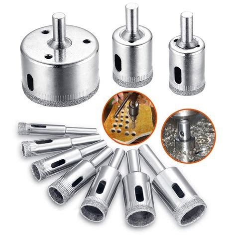 diamond drill bit hole saw drill bits tools set for glass tile ceramic marble porcelain cutting
