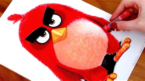Angry Birds Drawing Red Youtube