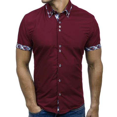 3xl Plus Size Men Shirt 2018 Fashion Short Sleeve Tops Brand Mens