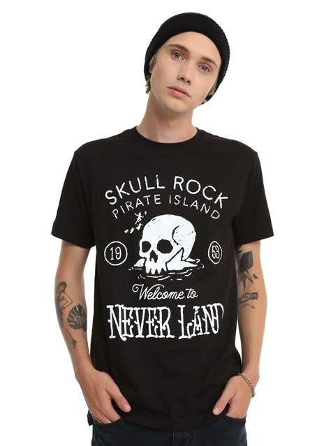 Disney Peter Pan Pirate Island Skull Rock T Shirt Pirate Island Rock