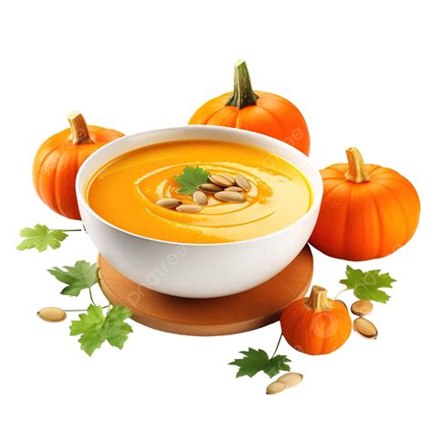 Pumpkin Soup For Halloween And Thanksgiving Party Harvest And Fall