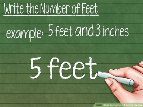 To convert a foot measurement to an inch measurement, multiply the length by the conversion ratio. How to Convert Feet to Inches: 8 Steps (with Pictures ...