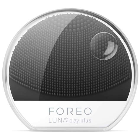 Foreo Luna Play Plus Portable Facial Cleansing Brush Midnight Replaceable Battery And
