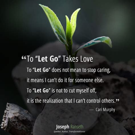 Letting Go Isnt Giving Up Joseph Ranseth