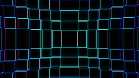 3d Blue Geometric Grid Wallpaper 4k Hd Id3597