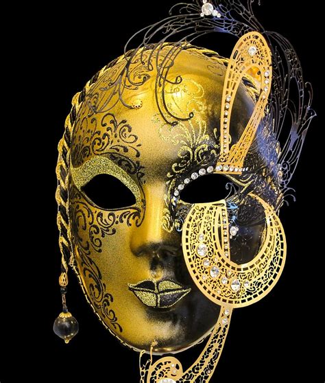 Hd Wallpaper Photo Of Brown And Black Masquerade Mask Venice