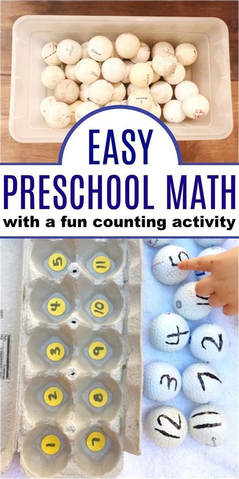 Easy Preschool Math To Teach Kids Number Recognition And Counting At