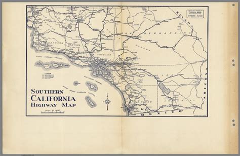 Southern California David Rumsey Historical Map