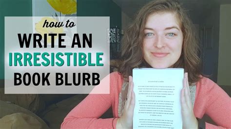 How To Write An Irresistible Book Synopsis Writing Blurb Book Writing Tips