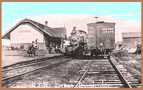 Sundridge On Grand Trunk Rr Station Vintageedited Model Railroad