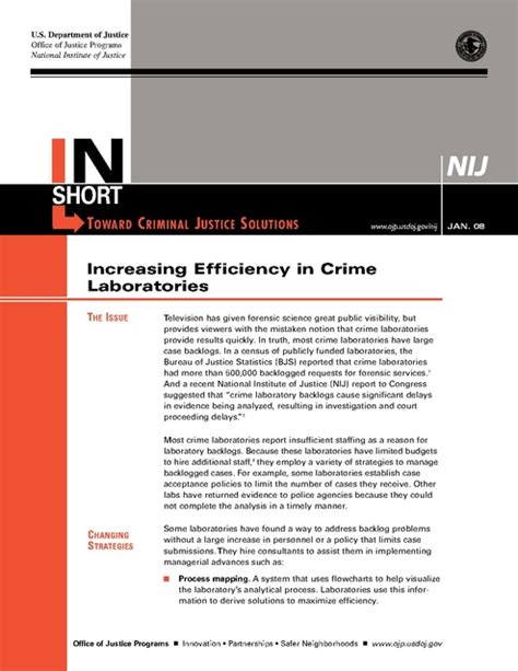 The doj 1mdb complaint analysed: Doj Report on Increased Efficiency in Crime Laboratories ...