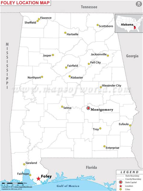 Where Is Foley Alabama Time Zone Map Alabama Map