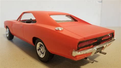 1969 Dodge Country Charger Rt Plastic Model Car Truck Vehicle 1