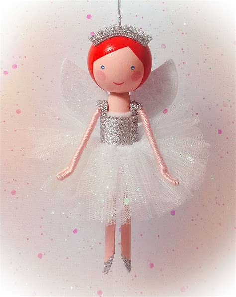 Peg Doll Clothespin Doll Fairy Flossy Bobbins Makery Wood Peg Dolls