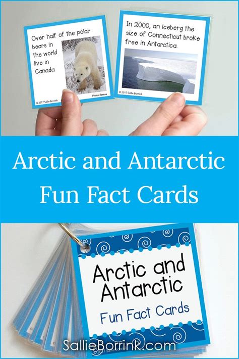 Arctic And Antarctic Fun Facts Cards A Quiet Simple Life Fun Facts Arctic Learning Science