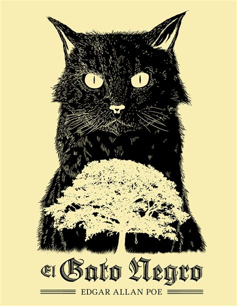 El Gato Negro Edgar Allan Poe On Behance