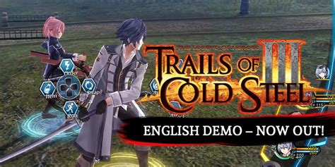 The Legend Of Heroes Trails Of Cold Steel Iii Demo Now Available