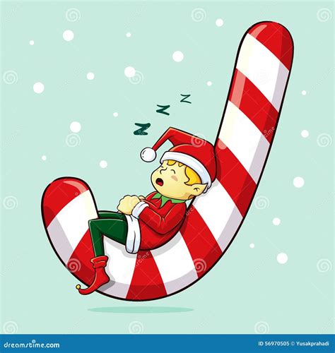 Elf With Candy Cane Clip Art Cliparts