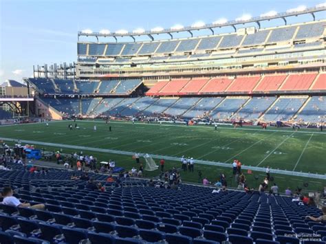 Gillette Stadium Seating Chart View Awesome Home